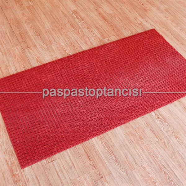 Nem ve Toz Alıcı Kırmızı Ofis Tipi Yolluk Halı Paspas