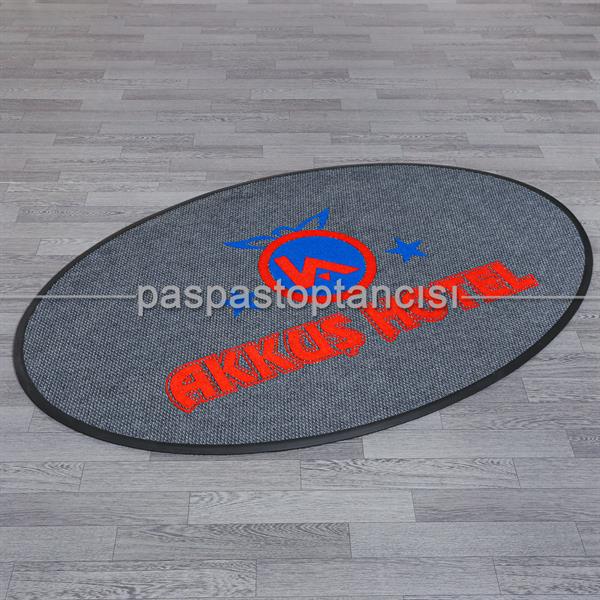 Oteller için Logolu Yuvarlak Paspas