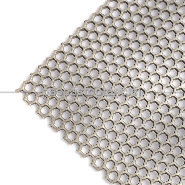 Petek Z Mat Islak Zemin Paspası 4 mm Gri