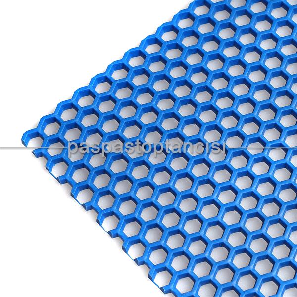 Petek Z Mat Islak Zemin Paspası 4 mm Mavi