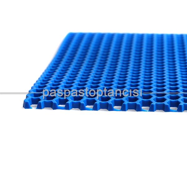 Petek Z Mat Islak Zemin Paspası 4 mm Mavi