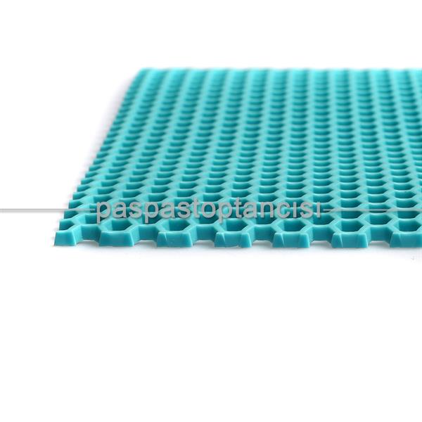 Petek Z Mat Islak Zemin Paspası 4 mm Turkuaz