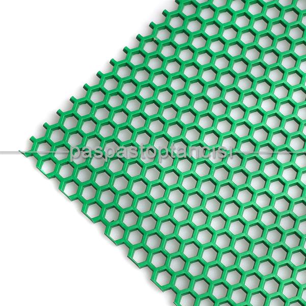 Petek Z Mat Islak Zemin Paspası 4 mm Yeşil