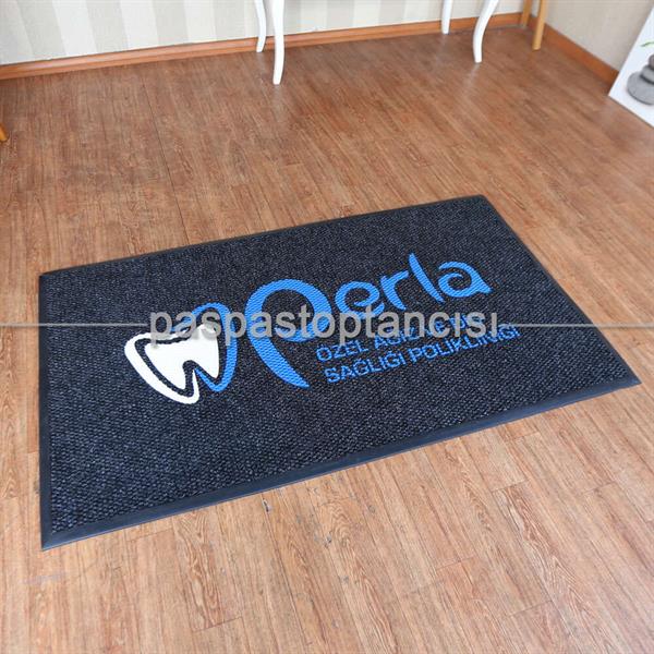 Poliklinikler için Logolu Paspas