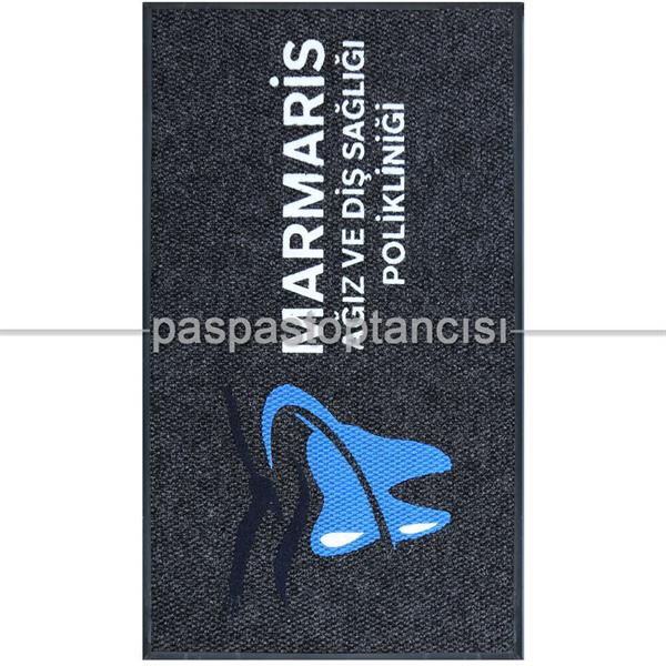 Poliklinikler için Özel Logolu Paspas