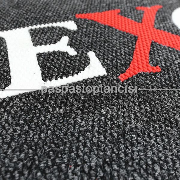 Restaurant için Logolu Yuvarlak Paspas