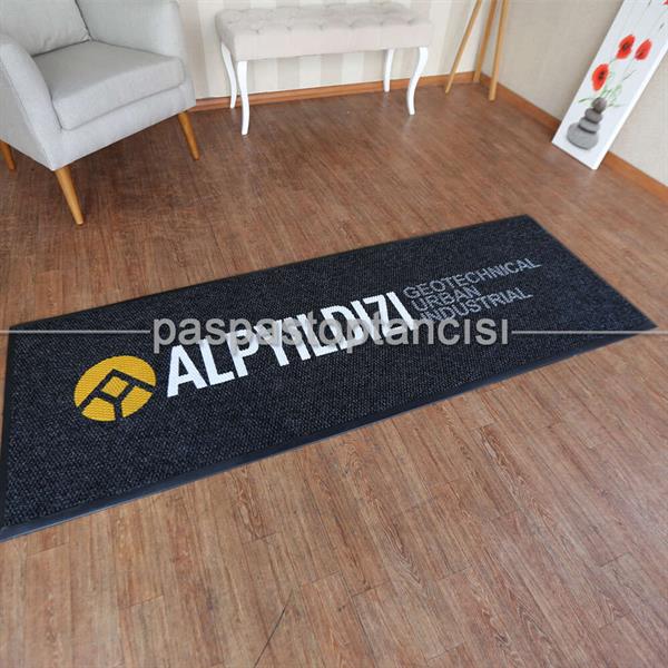 Şirketler için Logolu Siyah Paspas