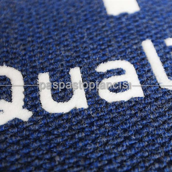 Şirketler için Özel Logolu Mavi Paspas