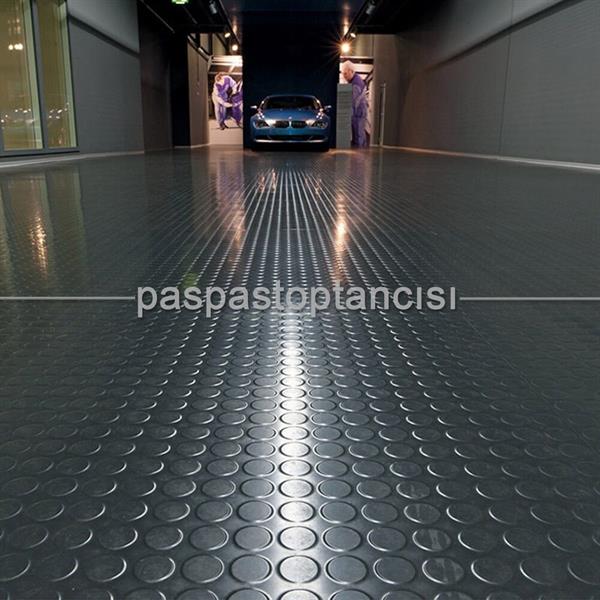 Siyah Pvc Kalın Paralı 1.6 mm Paspas Muşamba Zemin, Otomobil, Ofis, Yer Döşemesi