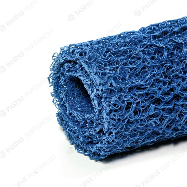 Toptan Kıvırcık Paspas 12 mm Mavi