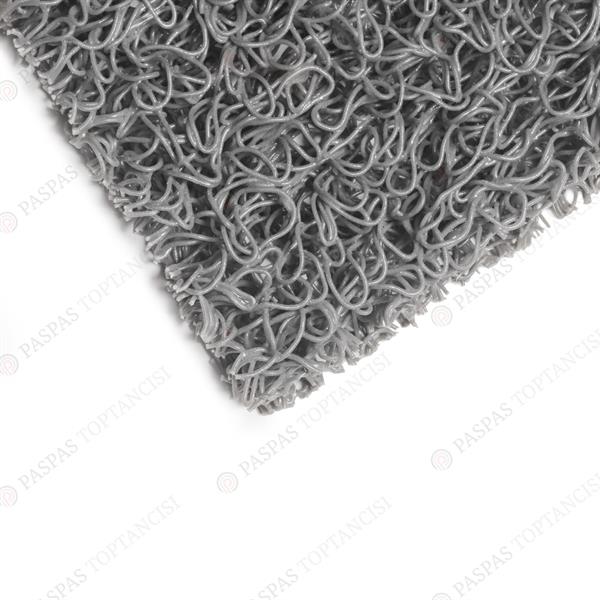 Toptan Kıvırcık Paspas Süper 16 mm Gri