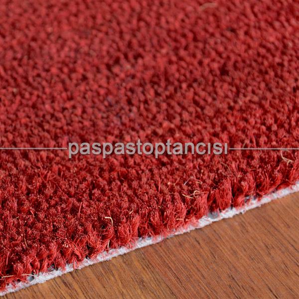 Toptan Rulo Koko Kıl Paspas Pvc Tabanlı Bordo