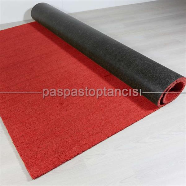 Toptan Rulo Koko Kıl Paspas Pvc Tabanlı Bordo