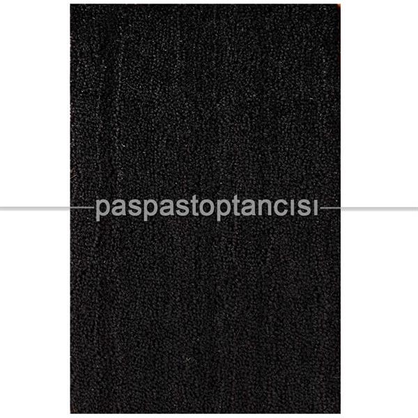 Toptan Rulo Koko Kıl Paspas Pvc Tabanlı Siyah
