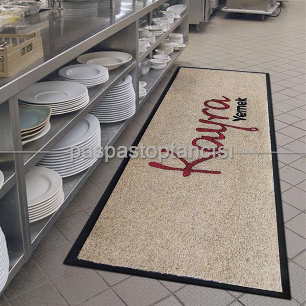 Yemek Catering Firmaları için Logolu Koko Paspas