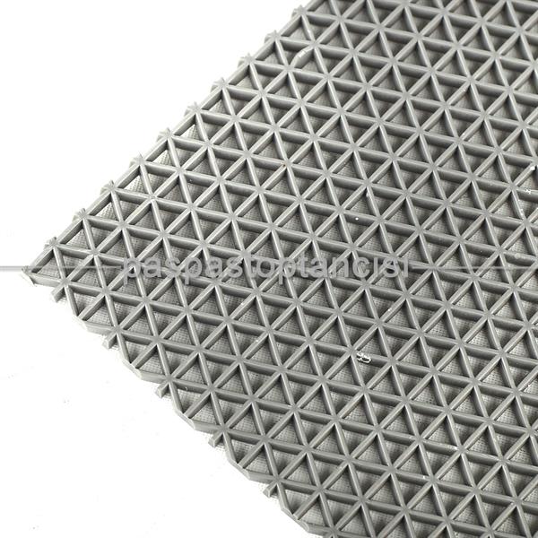 Yıldız Z Mat Islak Zemin Paspası Normal 5 mm Gri