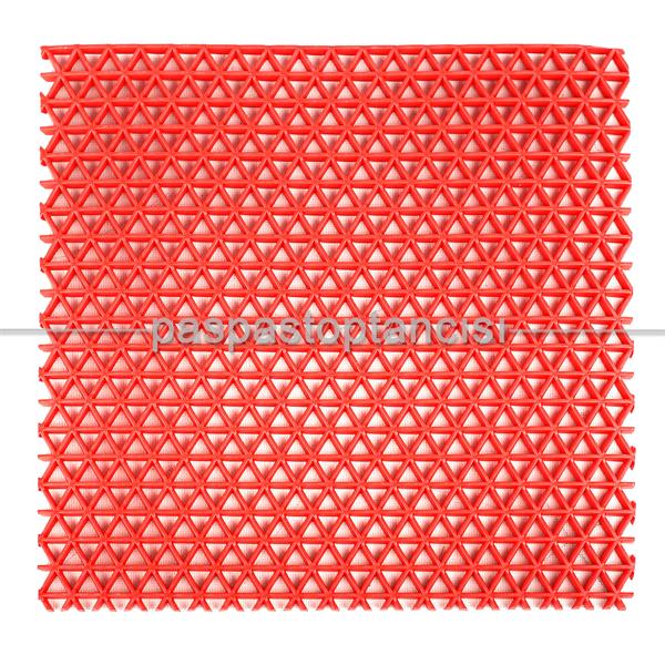 Yıldız Z Mat Islak Zemin Paspası Normal 5 mm Kırmızı