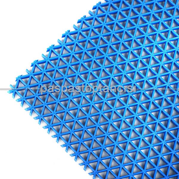 Yıldız Z Mat Islak Zemin Paspası Normal 5 mm Mavi