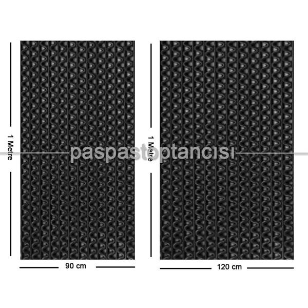 Z Mat Islak Zemin Paspası Eko 4 mm Siyah