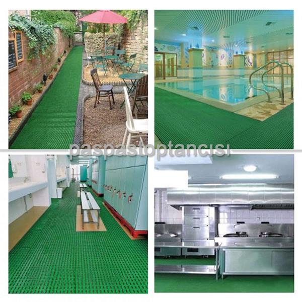 Z Mat Islak Zemin Paspası Normal 5 mm Yeşil