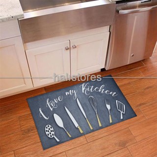 Mutfak Tezgah Önü Yıkanabilir Paspas 50x100cm