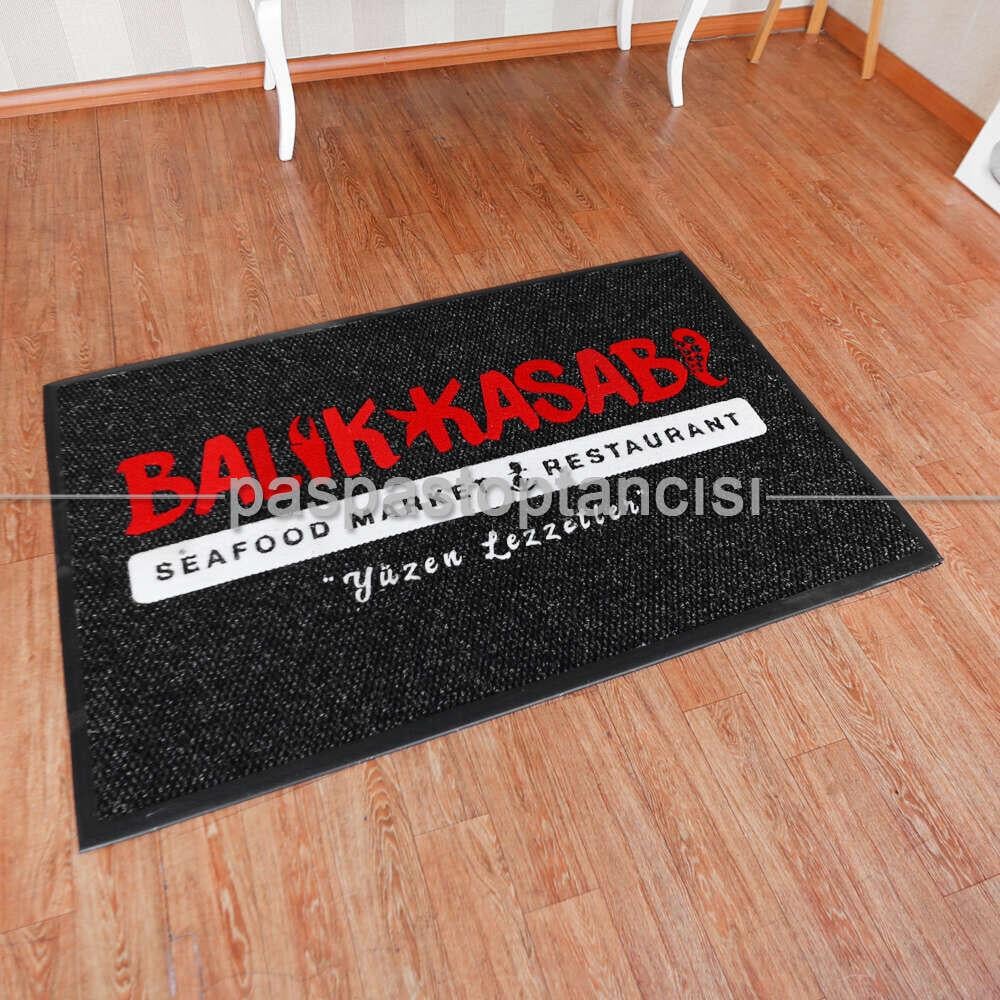 Balık Restaurantları için Logolu Paspas