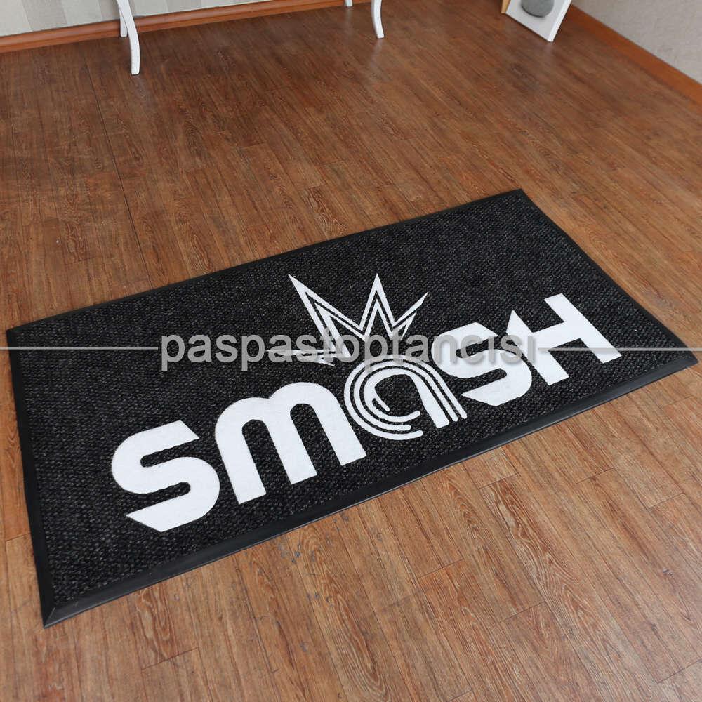 Kişilere Özel Logolu Siyah Paspas