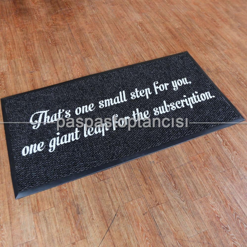 Kişilere Özel Siyah Paspas