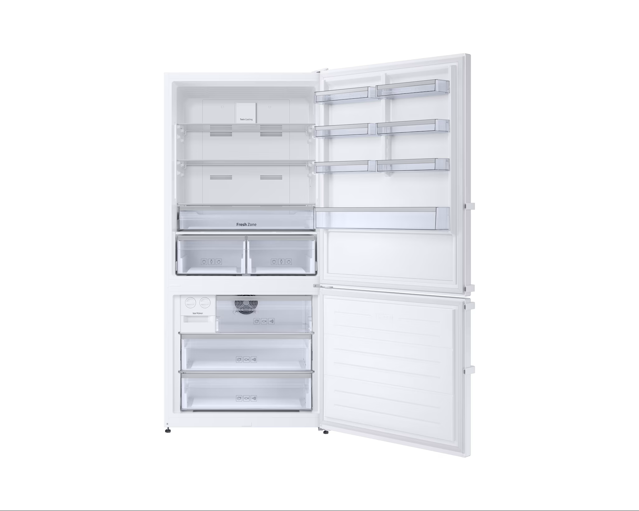 Samsung RB58DS75EWW/TR Kombi No Frost Beyaz Buzdolabı