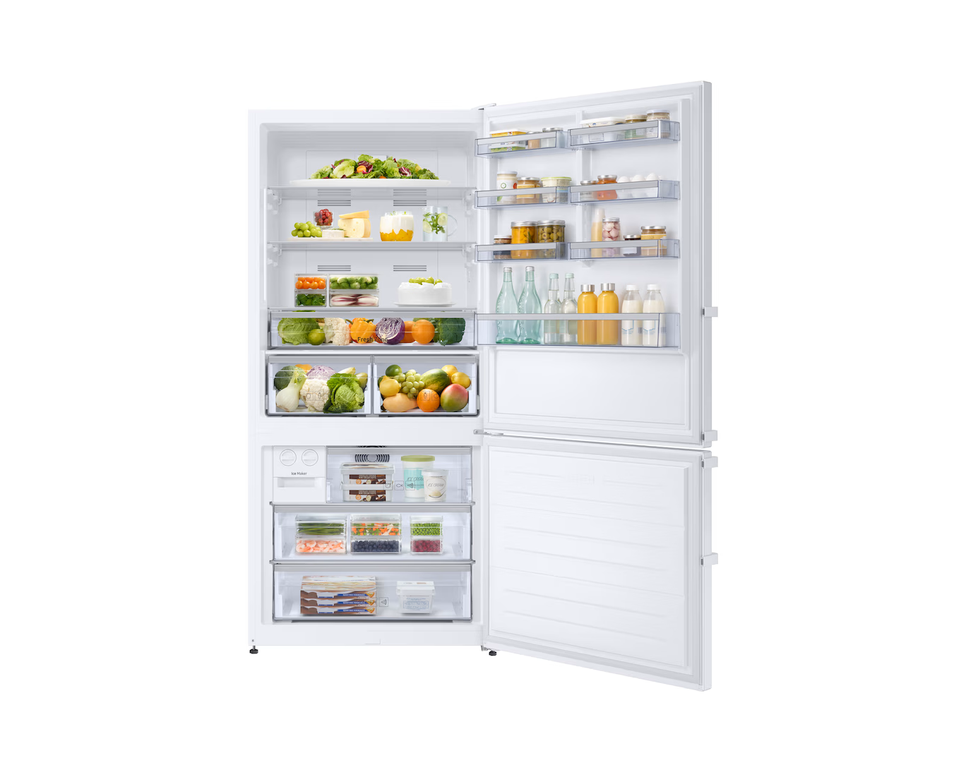 Samsung RB58DS75EWW/TR Kombi No Frost Beyaz Buzdolabı
