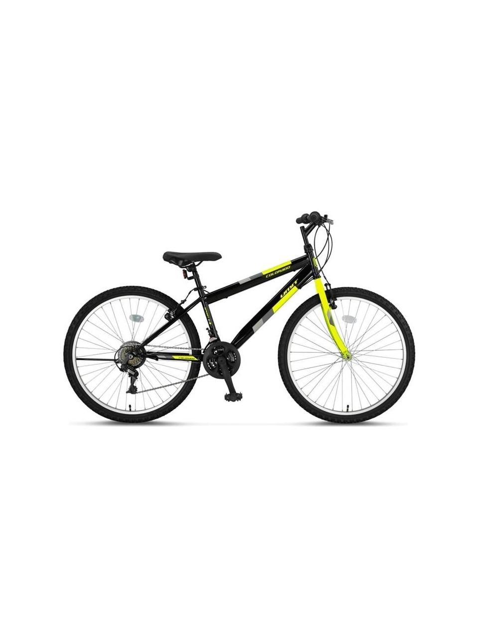 Ümit Colorado 24 Jant 12 Kadro MTB V Fren 21 Vites Bisiklet (Siyah Sarı)