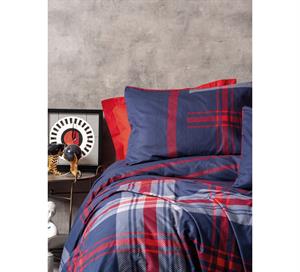 Cotton Box Masculine Çift Kişilik Nevresim Takımı Abel Kırmızı