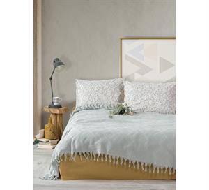 Cotton Box Origin Mint Jakarlı Çift Kişilik Pike Takımı