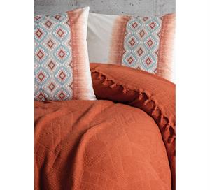 Cotton Box Papina Tarçın Jakarlı Çift Kişilik Pike Takımı