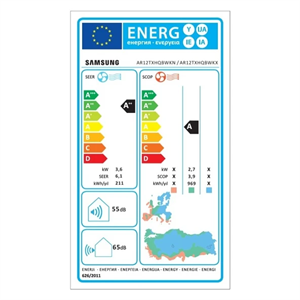 Samsung AR35 AR12TXHQBWKN 12000 BTU Inverter Duvar Tipi Klima