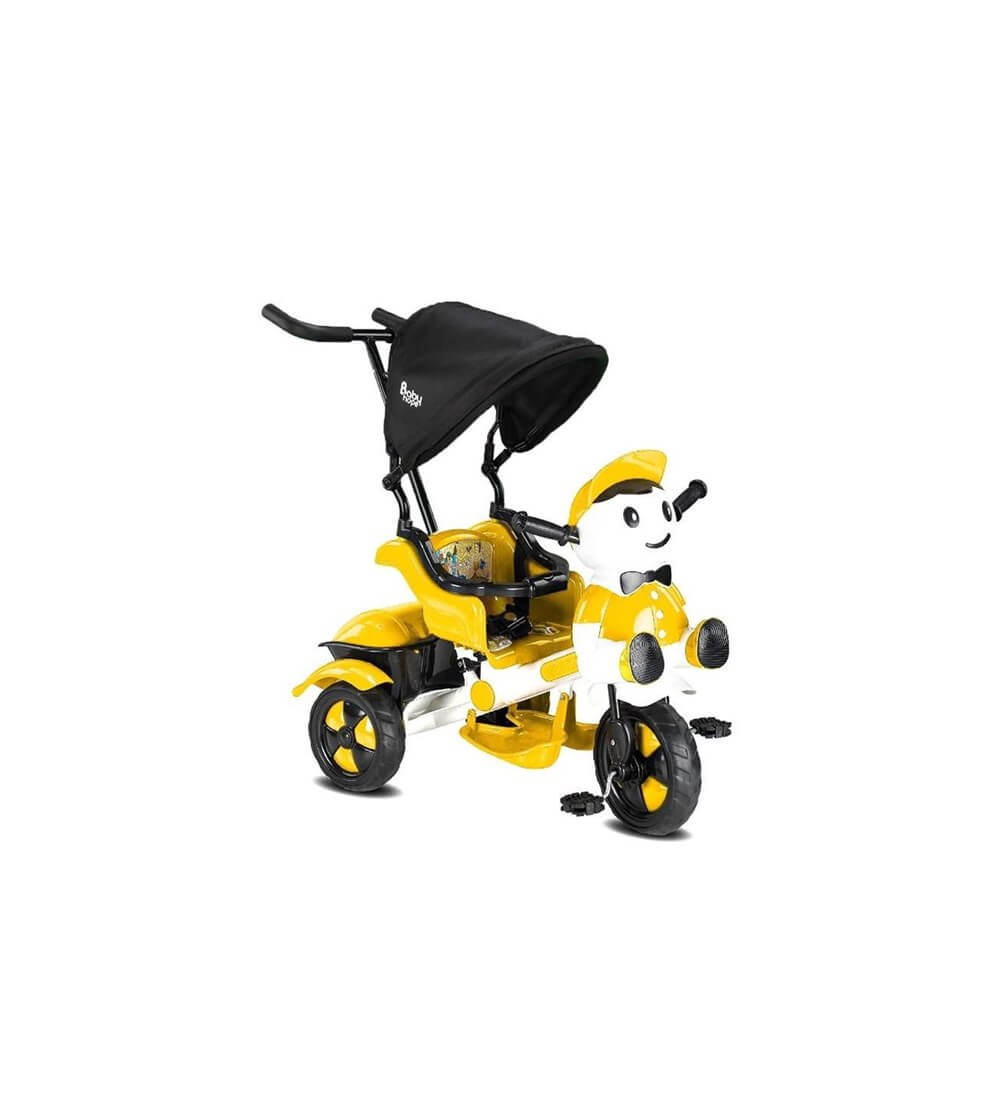 Babyhope 125 Yupi Panda 3 Tekerlekli Bisiklet Sarı | Yeni Ev Dünyası