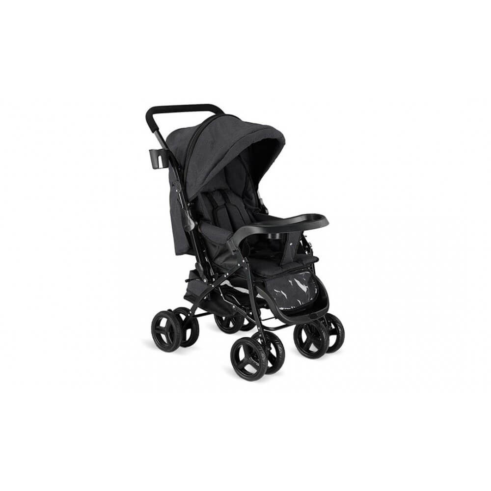 Babyhope BH-617 Çift Yönlü Bebek Arabası Siyah