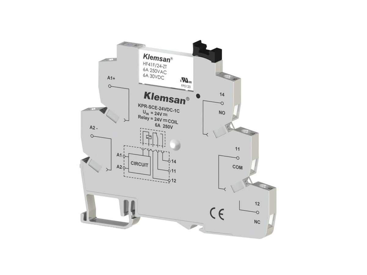 270814
KLEMSAN , 270814 ,  24V DC,  Slim, Yaprak  Role