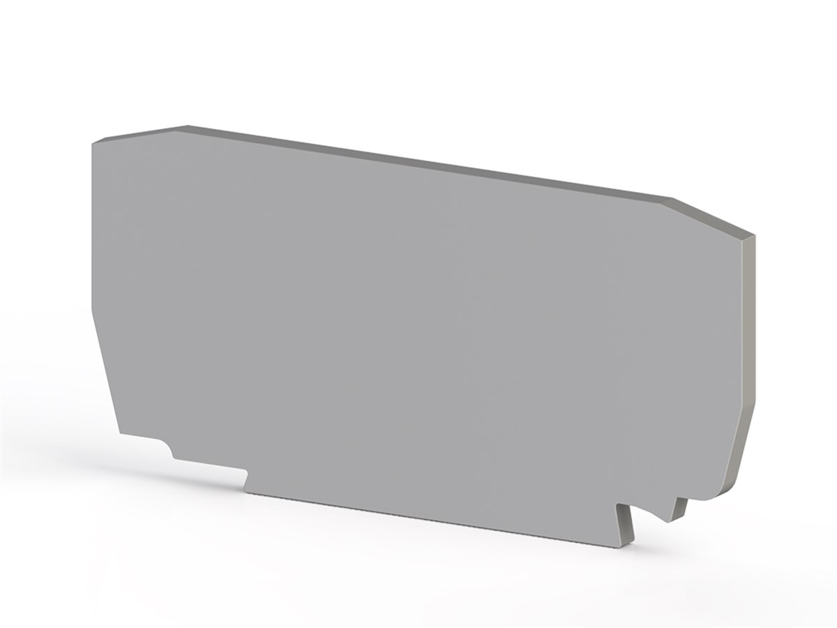 446339
KLEMSAN 446339  2 mm End plate, Insulation material PA, Grey