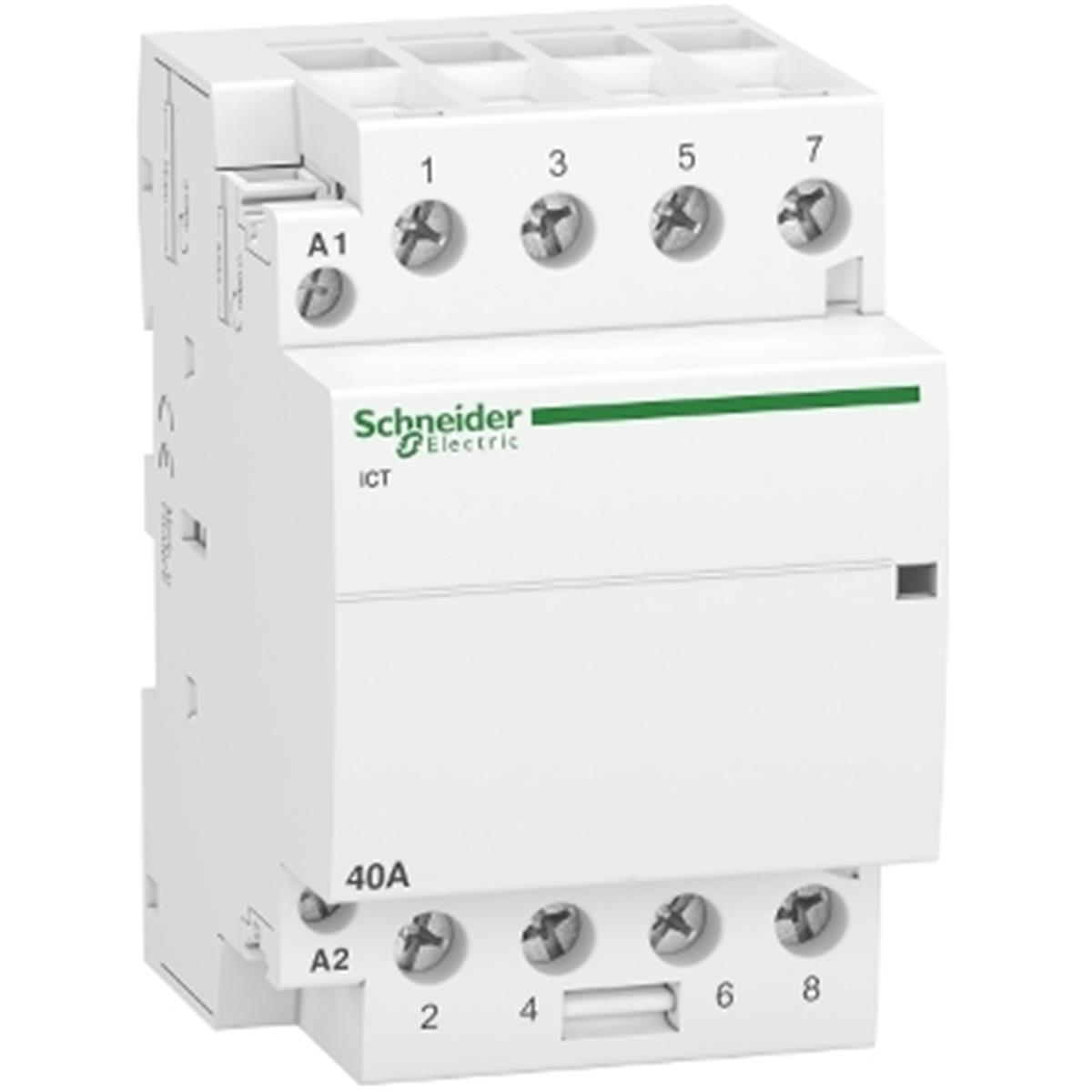 A9C20844
iCT Sessiz Kontaktör, 40A 4NO 220-240 VAC