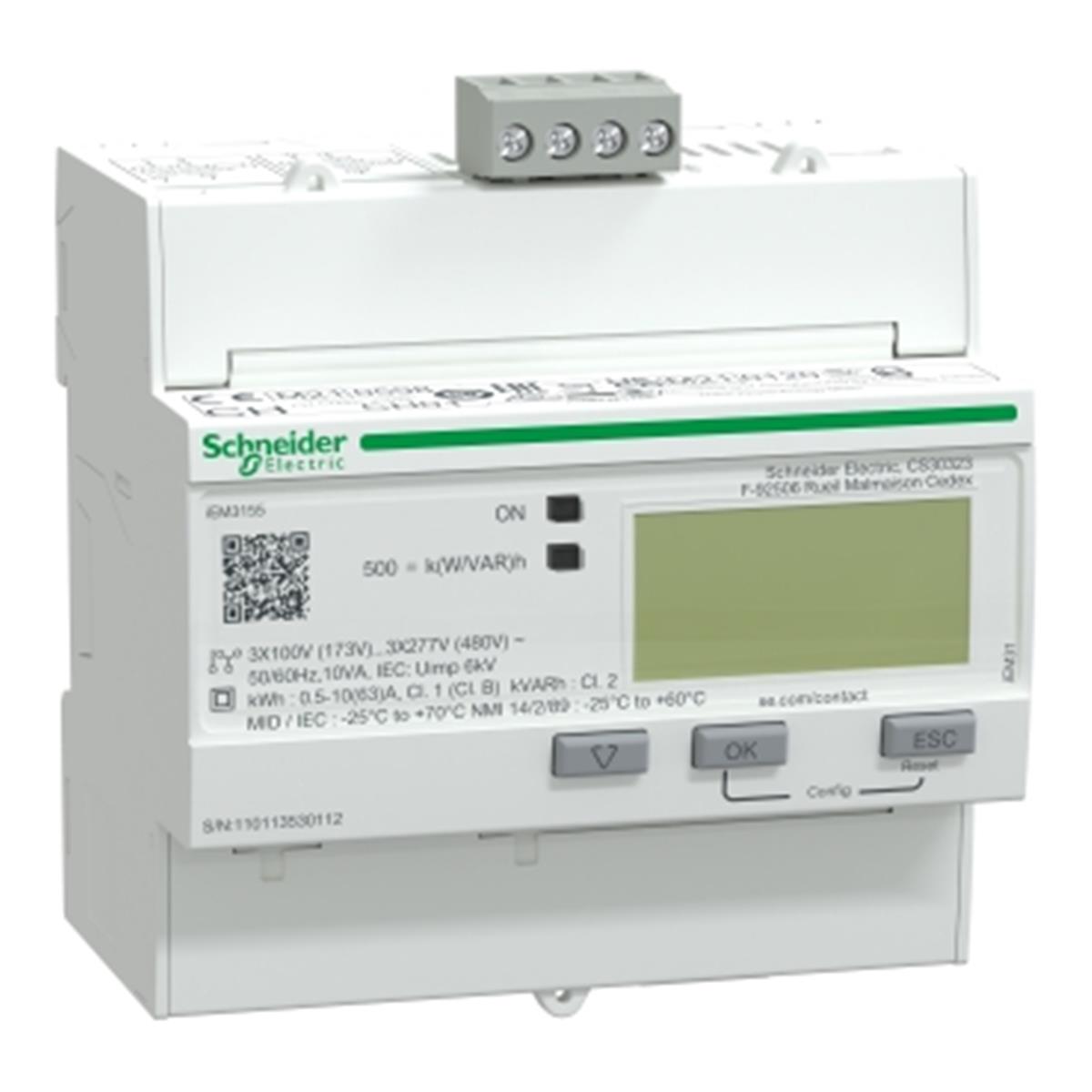A9MEM3155
İem3155 Enerji Ölçer - 63 A - Rs485 - 1 Dijital G 