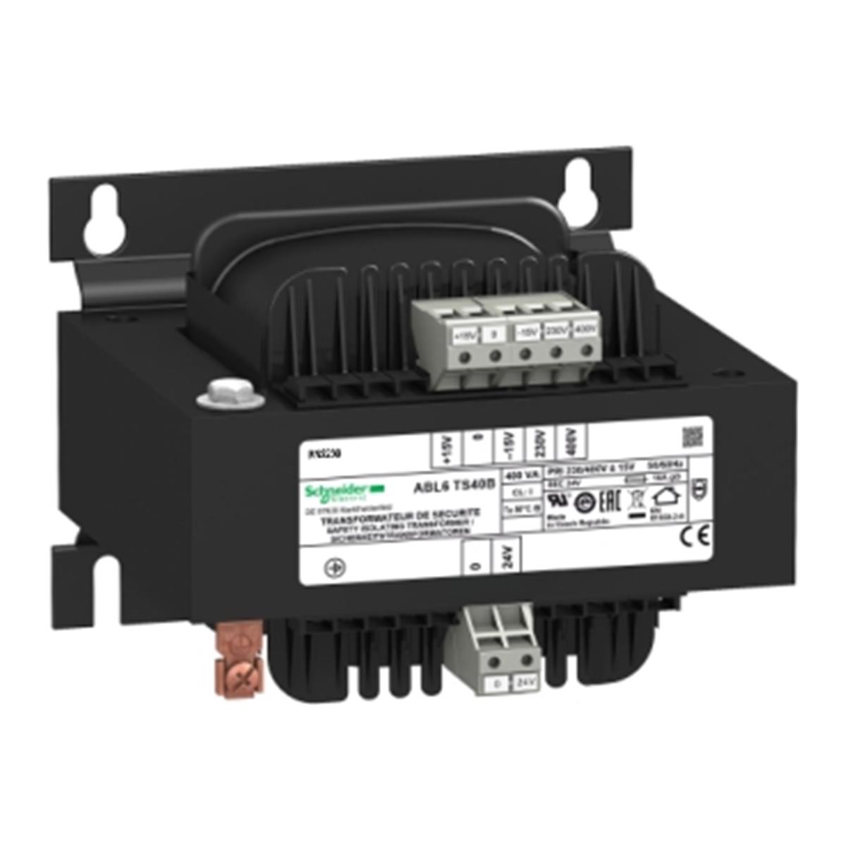 ABL6TS40B
Gerlim transformatörü 230-400/24V 400VA