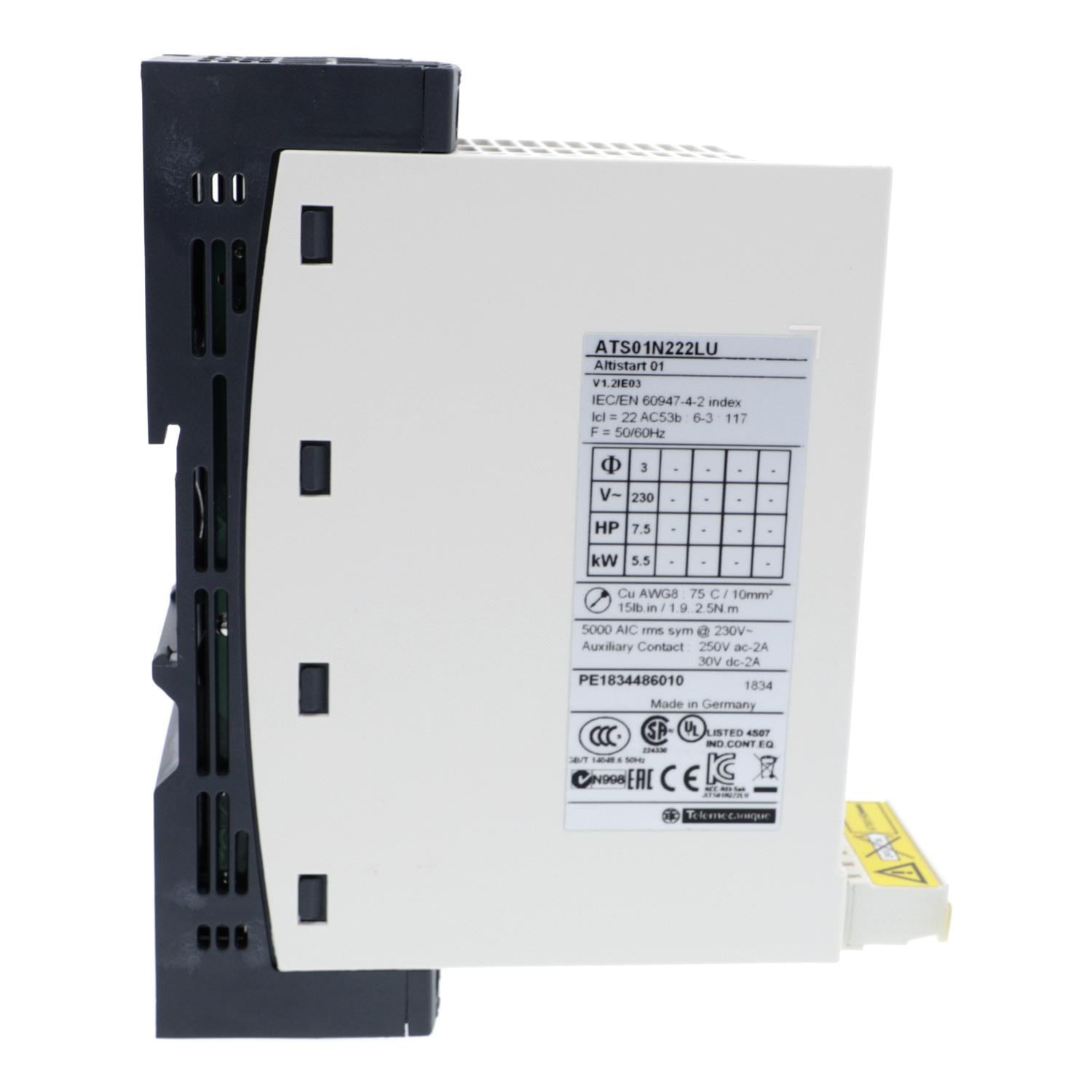 Schneider Electric ATS01N222QN , Ats01 - 22A - 380..415V ,11 kW ,Soft Starter - Yumuşak Yolverici