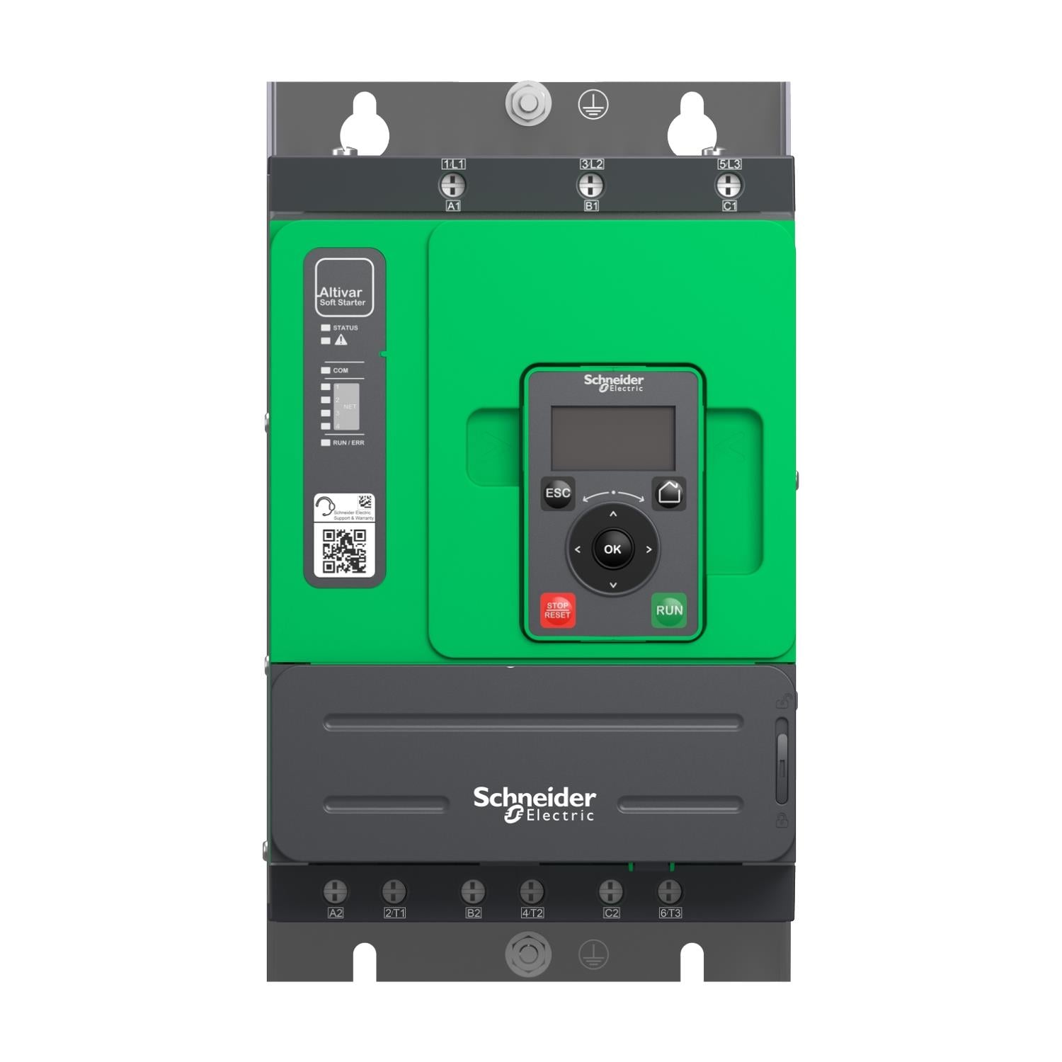 Schneider Electric , ATS480D38Y , Soft starter ATS480 38A  208.. 690V AC