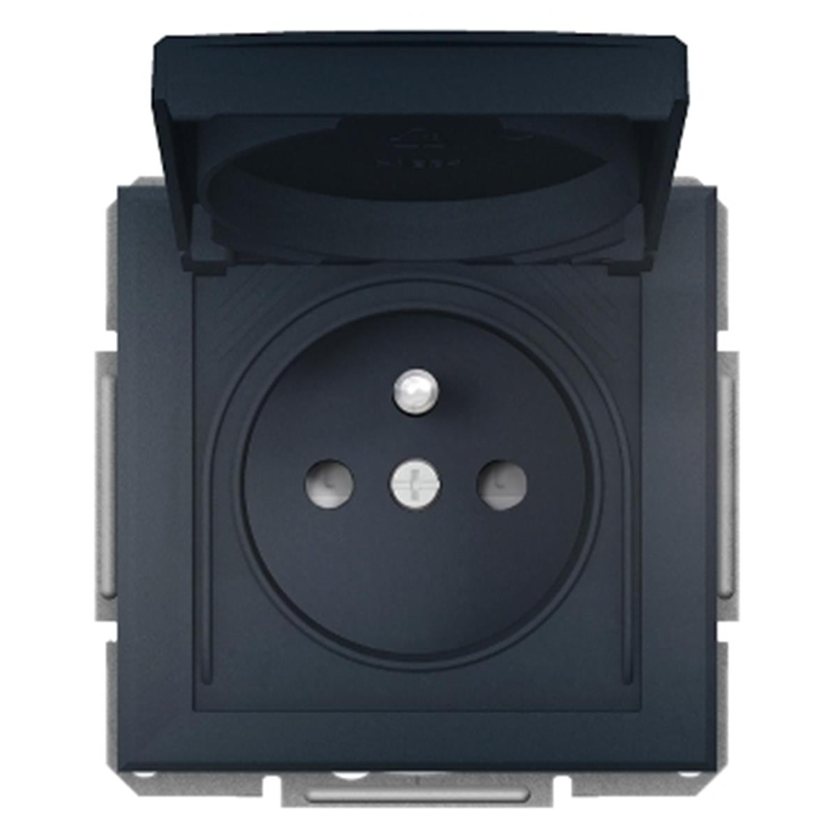 EPH2800671
Asfora Plus Kapaklı IP44 UPS Priz Antrasit, vidalı