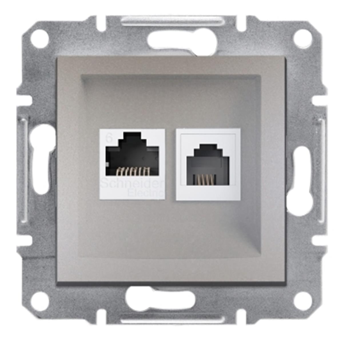 EPH5200169
Asfora RJ45 CAT6 UTP RJ11,Bronz