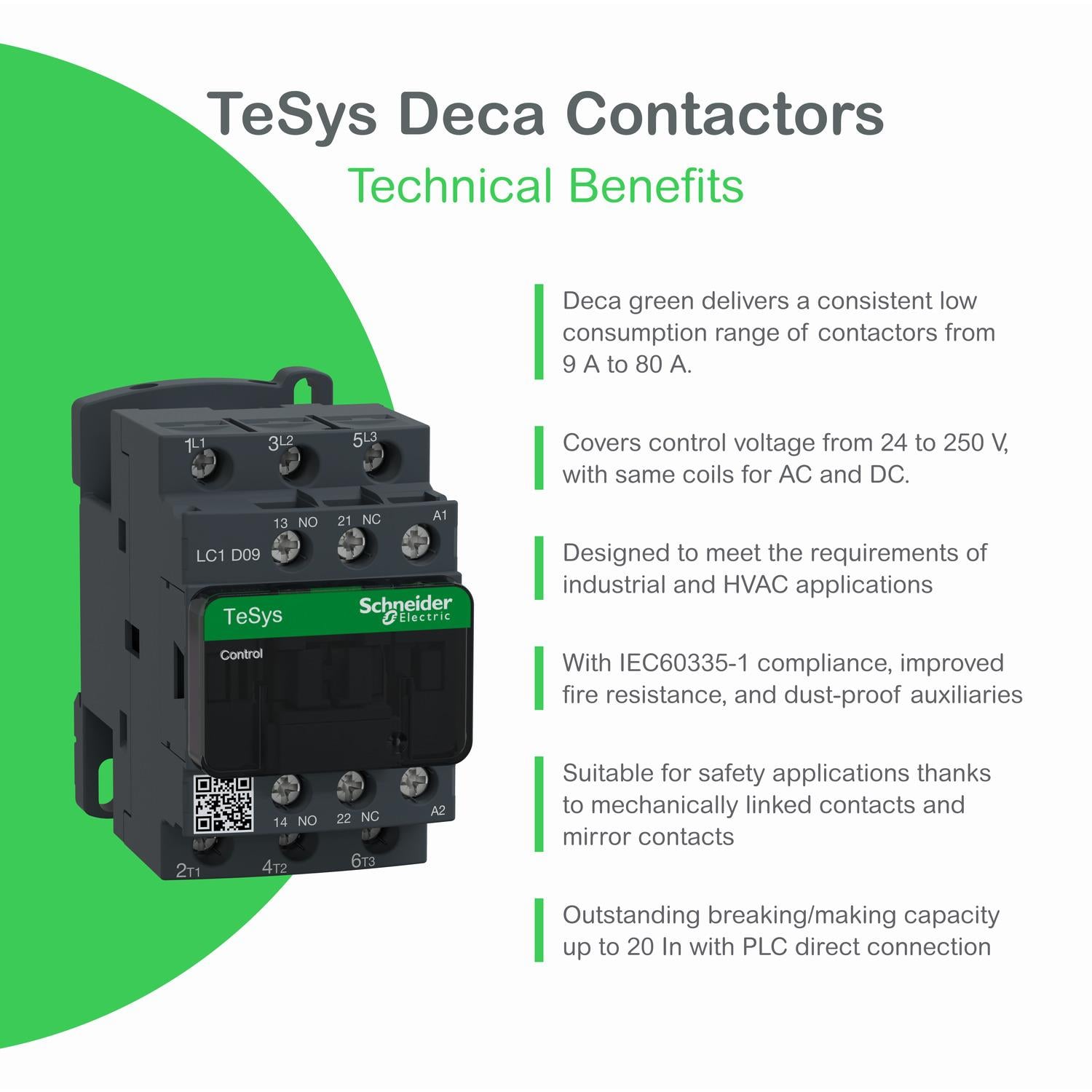 Schneider Electric LC1D38M7 -TeSys D Kontaktör 3P 38A AC3 220VAC