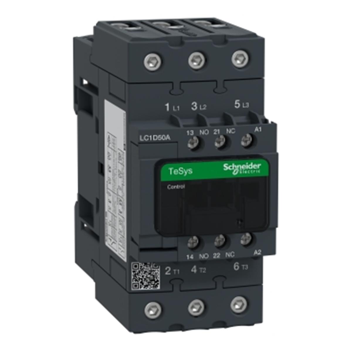 LC1D50AU7
TeSys D Kontaktör 50AAC3 240VAC 