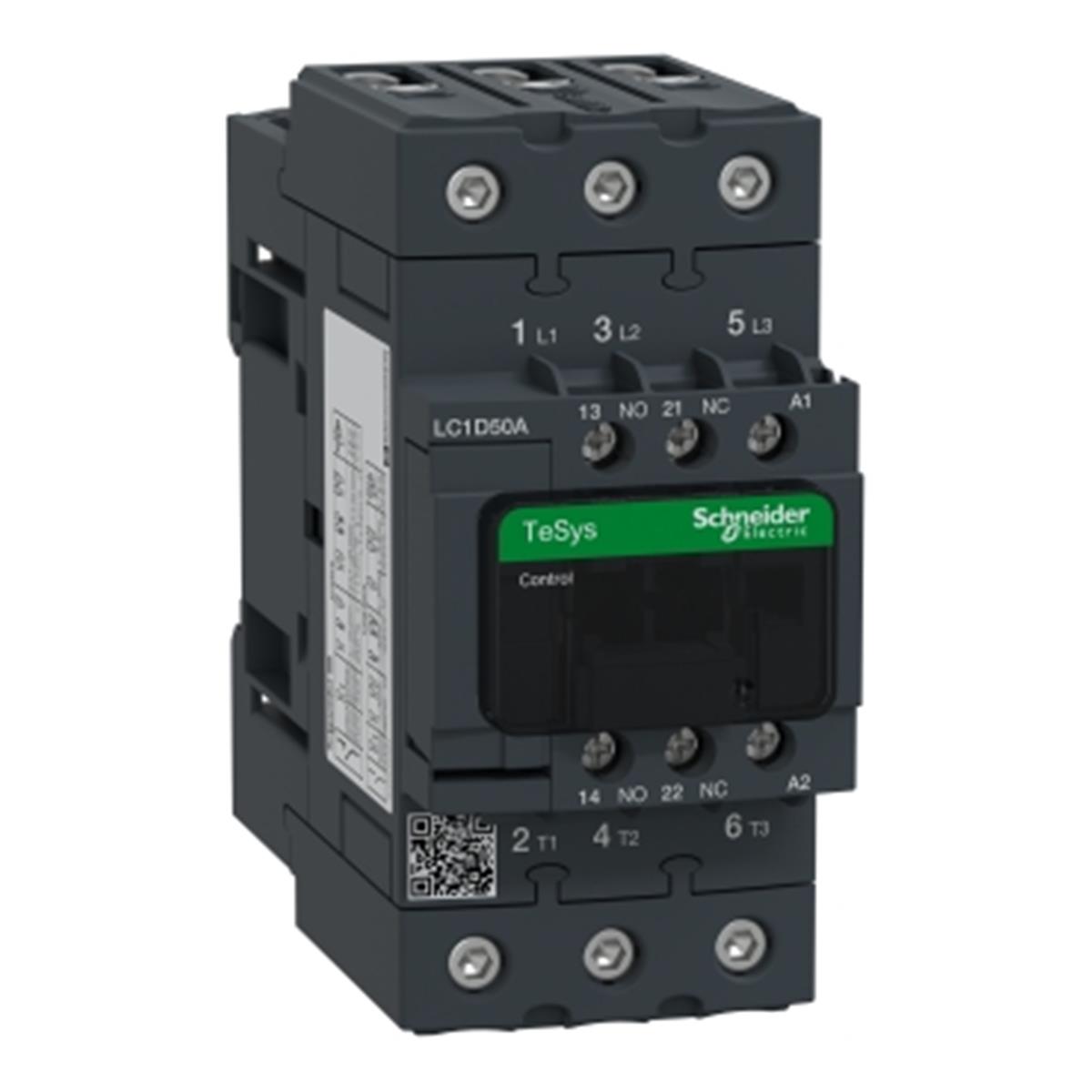 LC1D50AV7
Tesys D Kontaktör - 3P(3 Na) - Ac-3 - <Lt/>= 440 V