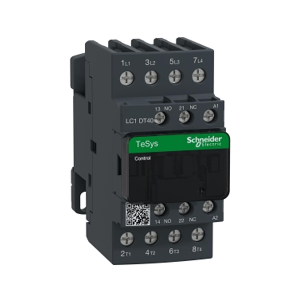 LC1DT40E7
TeSys D Kontaktör 4P 40A AC1 48VAC 4NA